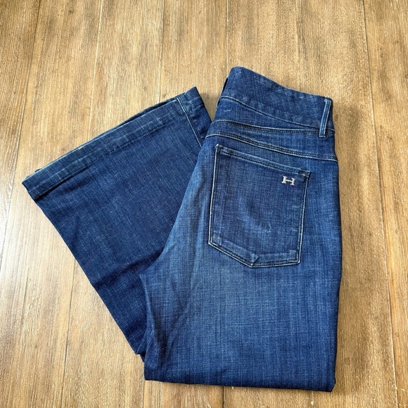 Habitual High Rise Flared Jeans Dark Blue 27 - Picture 2 of 12